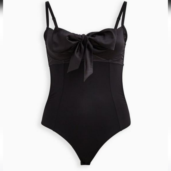 torrid Other - Big Bow Satin Bodysuit
